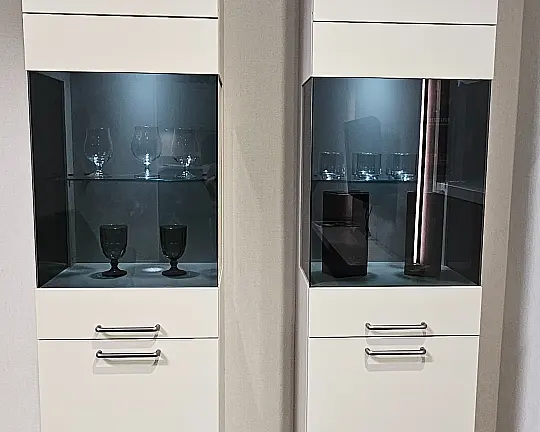 Glasvitrine Easytouch Sand inkl. Beleuchtung - Glasvitrine Easytouch Sand inkl. Beleuchtung