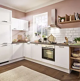 Neue Pino Küche mit Bosch Geräten nur 2 Wochen Lieferzeit Einbauküche 221 Weiß matt 670