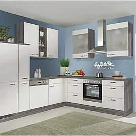 Neue Pino Küche mit Bosch Geräten nur 2 Wochen Lieferzeit Einbauküche 223 Weiß 730