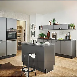 Neue Pino Küche mit Bosch Geräten nur 2 Wochen Lieferzeit Einbauküche 249 Achatgrau 675