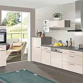 Neue Pino Küche mit Bosch Geräten nur 2 Wochen Lieferzeit Küchenzeile 241 Magnolienweiß 654
