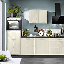 Neue Pino Küche mit Bosch Geräten nur 2 Wochen Lieferzeit Küchenzeile 632 Kaschmirgrau 678276 Whitewashed 679