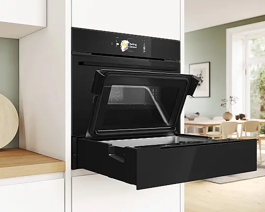 Serie 8 Dampfschublade 59 x 14 cm Schwarz BDC9111B0 - BDC9111B0