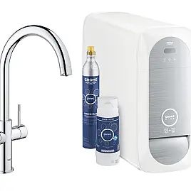 Blue Home Starterkit, C-Auslauf, Chrom