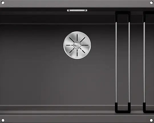 Silgranitbecken Etagon 700-U, Unterbau, felsgrau - 525168