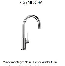 Modell CANDOR in Edelstahl