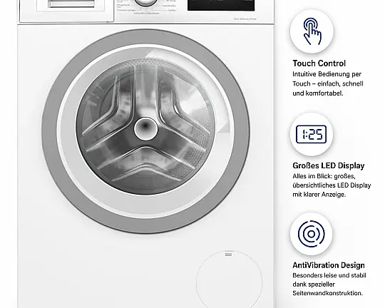 Bosch Waschmaschine WAN28127 – 8 kg, 1400 U/min, EcoSilence Drive - WAN28127