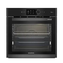 Grundig Einbau-Backofen GEBM19600DXHI A+ Teleskopauszug 14 Heizarten