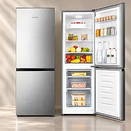 Gorenje Kühl-Gefrierkombination RK14DPS4 Edelstahl, 175 L, Kl. D