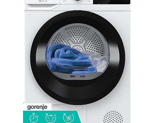 Gorenje Wärmepumpentrockner 7 kg D2HNE7D – 15 Programme, LED-Display - D2HNE7D