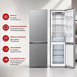 Beko Kühl-/Gefrierkombination B3RCNO256XB NoFrost 250 L Klasse C