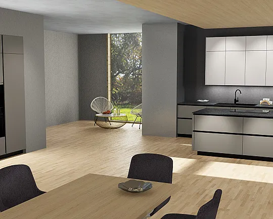 Design pur mit Bora und Kaffevollautomat - Luxury - Supertouch Taupe/Sand