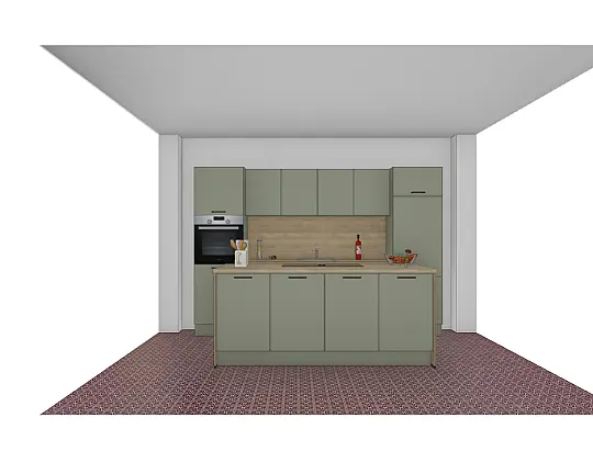 Angebot Easy Insel - Modell Cindy Seidenmatt - Farbe nach Wahl