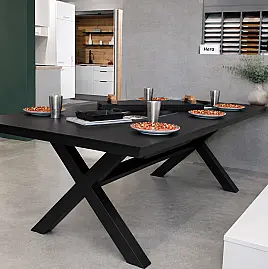 Mesa Dos Grilltisch aus Aluminium in Anthrazit – Grillen, kochen und gemeinsam genießen