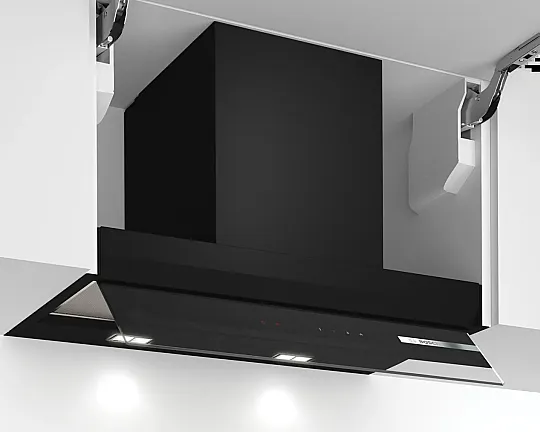 Bosch Serie 6 DBB67AM60 Integrierte Designhaube 60 cm Klarglas schwarz bedruckt - DBB67AM60 sofort Verfügbar