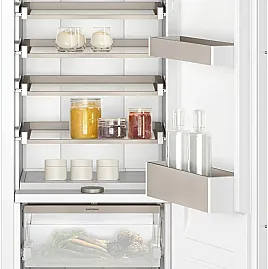 Serie 200, Vario Einbau-Kühlschrank mit Gefrierfach, 177.5 x 56 cm, Flachscharnier mit Softeinzug
