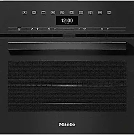 Backofen mit Mikrowelle obsidianschwarz