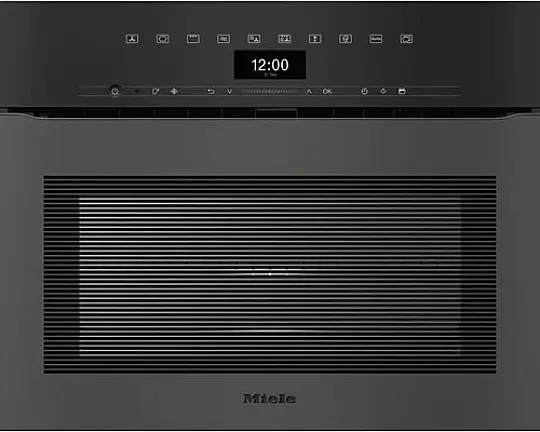 - H7440 BMX - Backofen mit Mikrowelle obsidianschwarz matt
