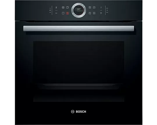 Bosch Serie 8 Einbau-Backofen 60 x 60 cm Schwarz sofort Verfügbar! - HBG675BB1
