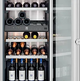 Weinkühlschrank mit Glastür Serie 200  122 x 56 cm