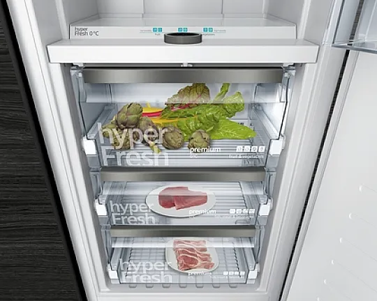 iQ700, Einbau-Kühlschrank, 177.5 x 56 cm, Flachscharnier mit Softeinzug - KI81FSDE0