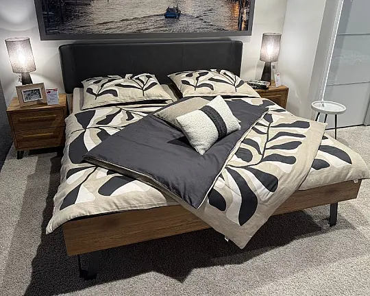 Bett inkl. 2 Nachtkonsolen - Hasena OAK-VINTAGE
