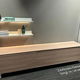 Wohnwand Ausführung Lack weiß matt HARMONY