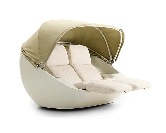 Extremis | Strandkorb | Lounge Sofa mit Soft Top - CABRIO