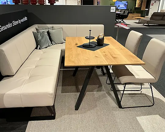 Venjakob ET159 + K+W SPIDER II/ STEP TWO - Essgruppe | Tisch + Eckbank + 2 Stühle