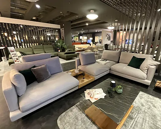 SINA/906 - Polstergarnitur inkl. Couchtisch 906 mit Ablage