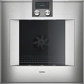 Backofen Serie 400, Türanschlag: links, Edelstahl-hinterlegte Vollglastür AUSSTELLUNGSGERÄT