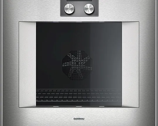 Backofen Serie 400, Türanschlag: links, Edelstahl-hinterlegte Vollglastür AUSSTELLUNGSGERÄT - BO421112