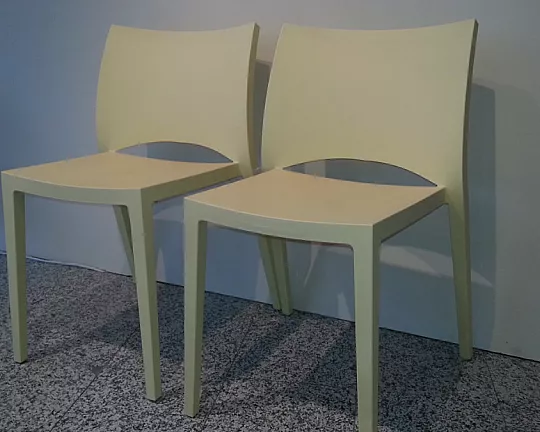 Stühle "AQUA" (2 Stück) - AQUA gelb