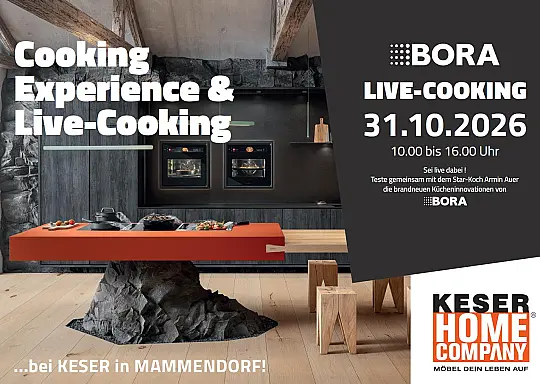 Live Cooking am SA 31.10.26 mit BORA 0