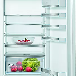 Einbau-Kühlschrank mit Gefrierfach 102.5 x 56 cm Flachscharnier mit Softeinzug