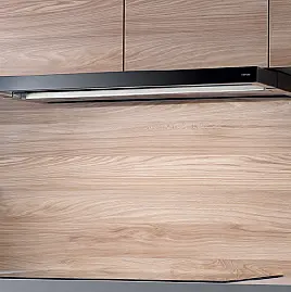 Einbauhaube Glassline schwarz