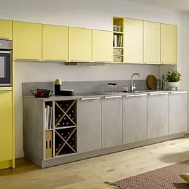 Moderne Küche in Farbkombination