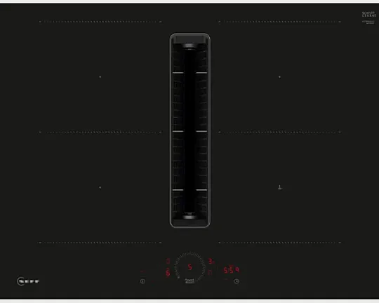 N 70 Induktionskochfeld mit Dunstabzug 70 cm flächenbündig - V57PHQ4C0