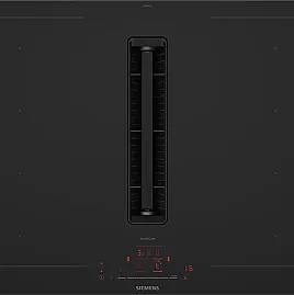 Siemens iQ700 Kochfeld mit Dunstabzug (Induktion) 80 cm Mattschwarz, Mit Rahmen aufliegend EX87BHL26E (Lager)
