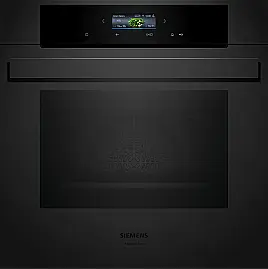 Siemens iQ700 Einbau-Backofen 60 x 60 cm Matt schwarz HB974GLM1 (Lager/NB)