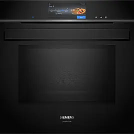 Siemens iQ700, Einbau-Dampfbackofen,60 x 60 cm, Schwarz, Edelstahl HS938GEB1 (Lager/NB)
