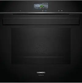 Siemens iQ700, Einbau-Backofen, 60 x 60 cm, Schwarz, Edelstahl HB976GMB1 (Lager/NB)
