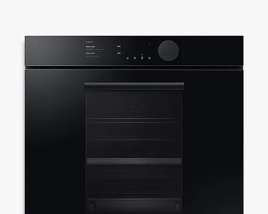 Samsung Infinite Dual Cook Steam Einbaubackofen, Pyrolyse, Onyxschwarz glänzend NV75T8979RK/EG (AS) - NV75T8979RK/EG
