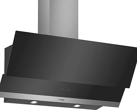 Bosch Serie 2, Wandesse, 90 cm, Klarglas schwarz bedruckt DWK095G60 (Lager) - DWK095G60