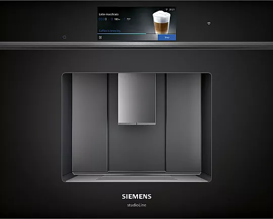 Siemens iQ700, Einbau-Kaffeevollautomat, Schwarz CT918L1B0 (Lager) - CT918L1B0