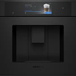 Siemens iQ700, Einbau-Kaffeevollautomat, Matt schwarz CT918L1M0 (Lager/NB)