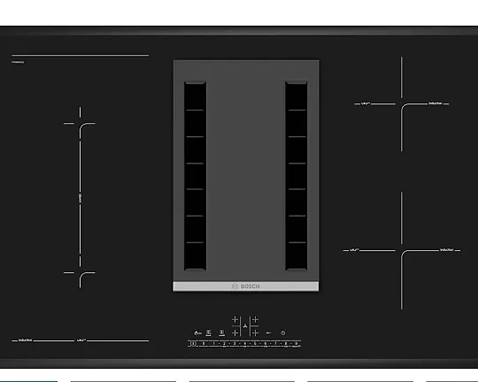 Bosch Induktions-Kochfeld mit integriertem Dunstabzug - PVS895F21E
