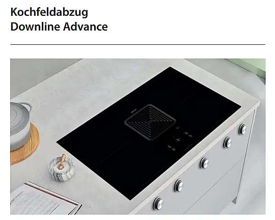 Kochfeldabzug Downline Advance - BKA 83 DLA E01