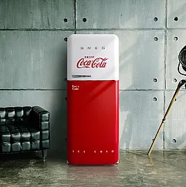 SMEG FAB28 Retro-Kühlschrank  Coca Cola Edition