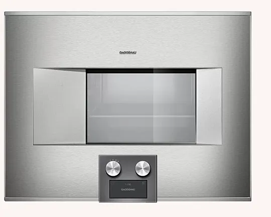 Gaggenau BM454110 Mikrowellen-Backofen 36l Serie 400 Edelstahl Türanschlag rechts - BM454110